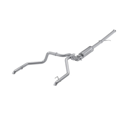 MBRP S5006304 - 2022-Up Chevrolet/GMC 1500 Silverado/Sierra ZR2/ ATX4 6.2L Armor Pro T304 Stainless Steel 3 Inch Cat-Back 2.5 Inch Dual Rear Turn Down MBRP 1