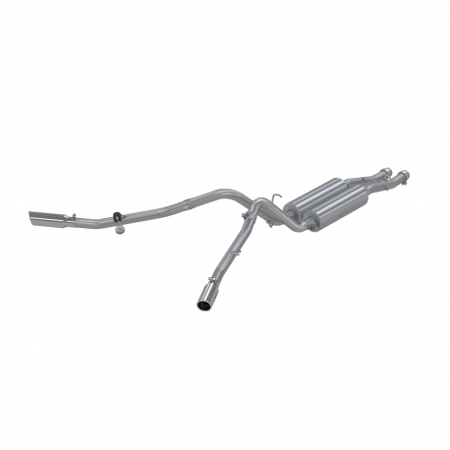 MBRP S5008409 - Cat Back Exhaust System Dual Split Side T409 Stainless Steel For 01-06 Silverado/Sierra 1500 HD Classic 6.0L Crew Cab/Short Bed MBRP 2