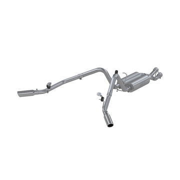 MBRP S5010409 Silverado/Sierra Cat Back Exhaust System Dual Split Side Armor Plus 6.0L
