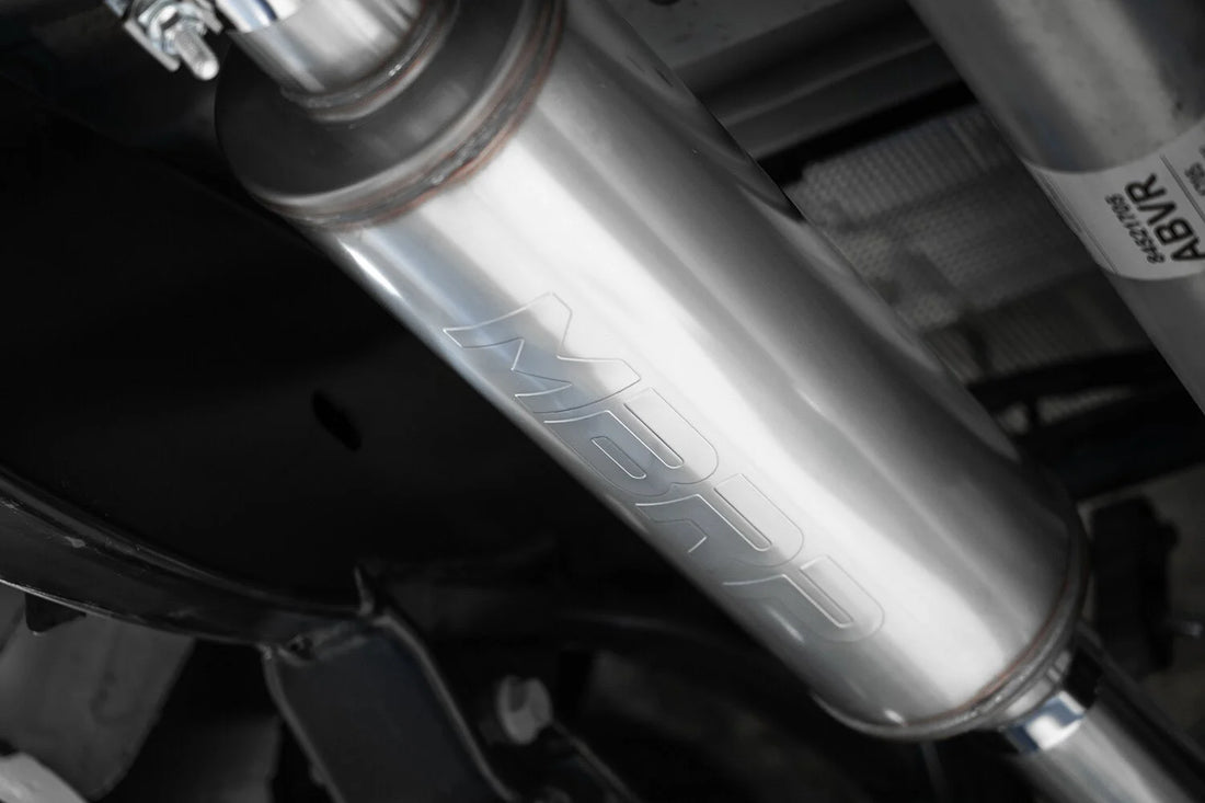 MBRP S5015304 T304 Stainless Steel 3 Inch Cat-Back Exhaust Single Side Exit with Tip Armor Pro
