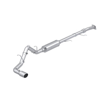 MBRP S5015AL Aluminized Steel 3 Inch Cat-Back Exhaust Single Side Exit with Tip Armor Lite