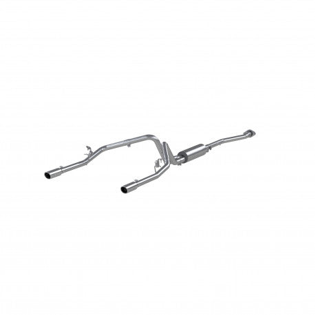 MBRP S5016409 - Cat Back Exhaust System Dual Split Rear T409 Stainless Steel For 03-07 Silverado/Sierra 1500 Ext/Crew Cab Short Bed MBRP 2