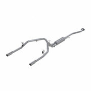 MBRP S5016AL Cat Back Exhaust System Dual Split Rear Aluminized Steel