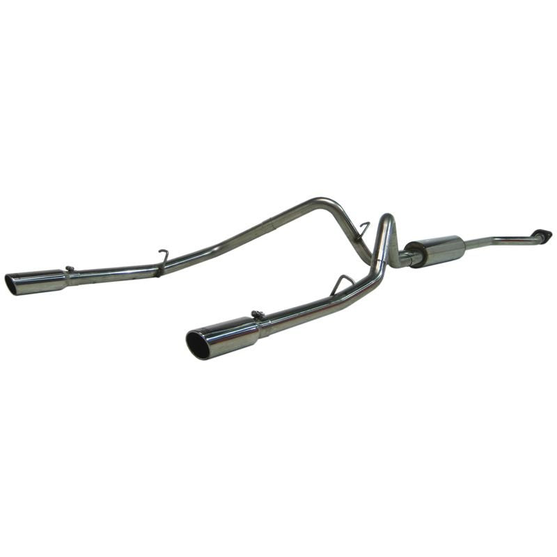 MBRP S5016AL Cat Back Exhaust System Dual Split Rear Aluminized Steel