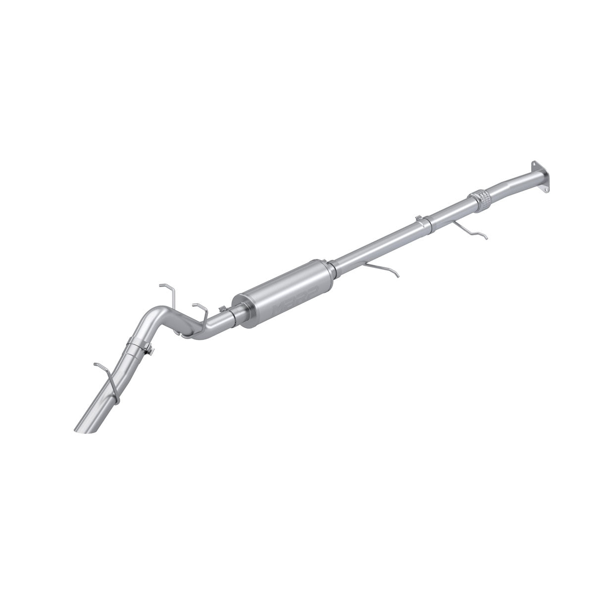 MBRP S5017304 T304 Stainless Steel 3 Inch Cat-Back Exhaust Single High Clearance Rear Exit Armor Pro