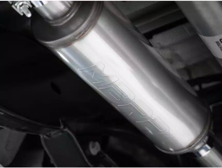 MBRP S5017304 T304 Stainless Steel 3 Inch Cat-Back Exhaust Single High Clearance Rear Exit Armor Pro