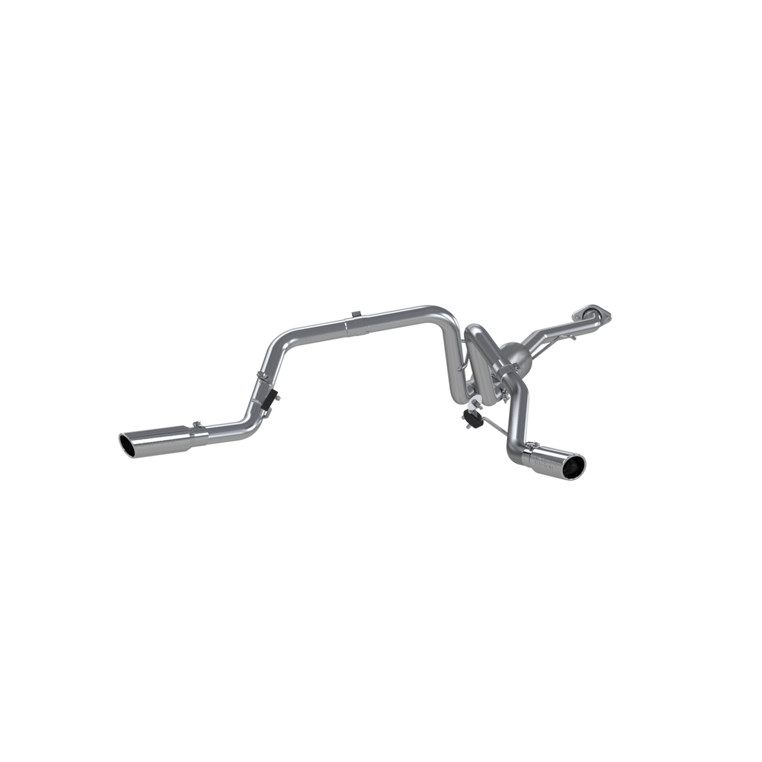 MBRP S5018AL Cat Back Exhaust System Dual Split Side Aluminized Steel