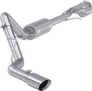 MBRP S5019304 - 2019-Present Silverado/Sierra 1500 2.7L T304 Stainless Steel 3 Inch Cat-Back, Single Side Exit, Armor Pro MBRP