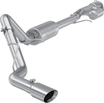 MBRP S5019304 - 2019-Present Silverado/Sierra 1500 2.7L T304 Stainless Steel 3 Inch Cat-Back, Single Side Exit, Armor Pro MBRP