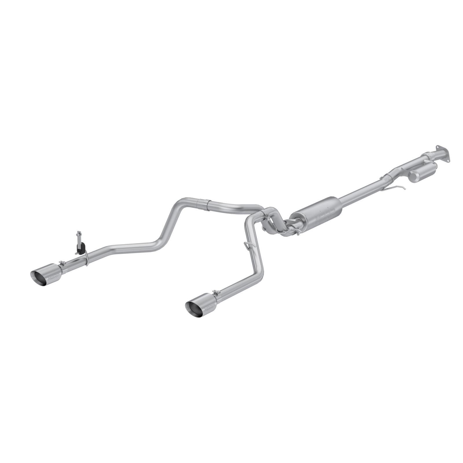 MBRP S5021304 Armor Pro T304 Stainless Steel 3 Inch Cat-Back 2.5 Inch Dual Split Rear Exit