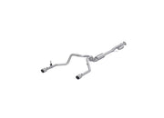 MBRP S5021AL - 2019-up Silverado/Sierra 1500 2.7L Armor Lite Aluminized Steel 3 Inch Cat-Back, 2.5 Inch Dual Split Rear Exit MBRP