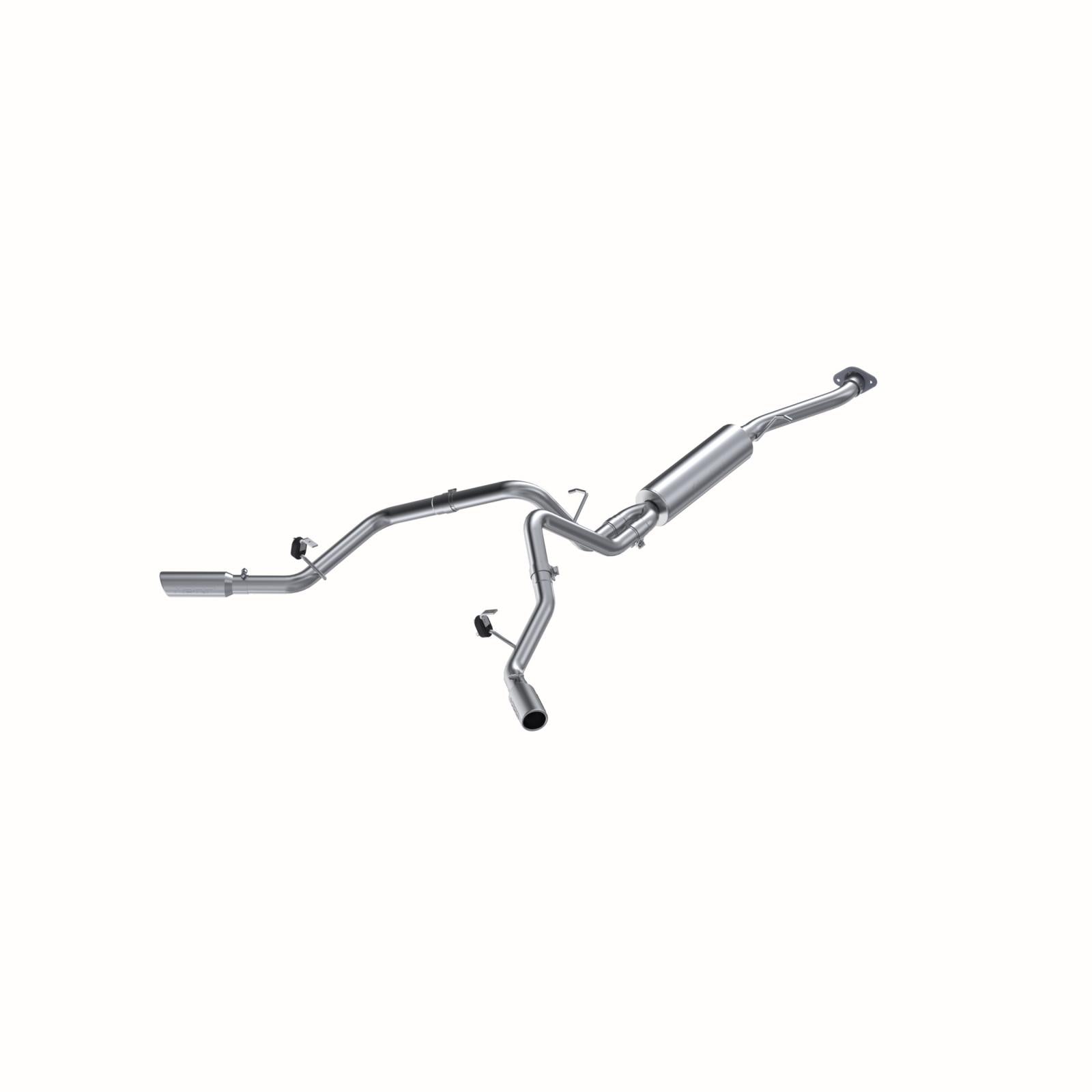 MBRP S5022AL - Cat Back Exhaust System Dual Split Side Aluminized Steel For 03-07 Silverado/Sierra 1500 Classic 4.8/5.3L RC Short Bed MBRP 2