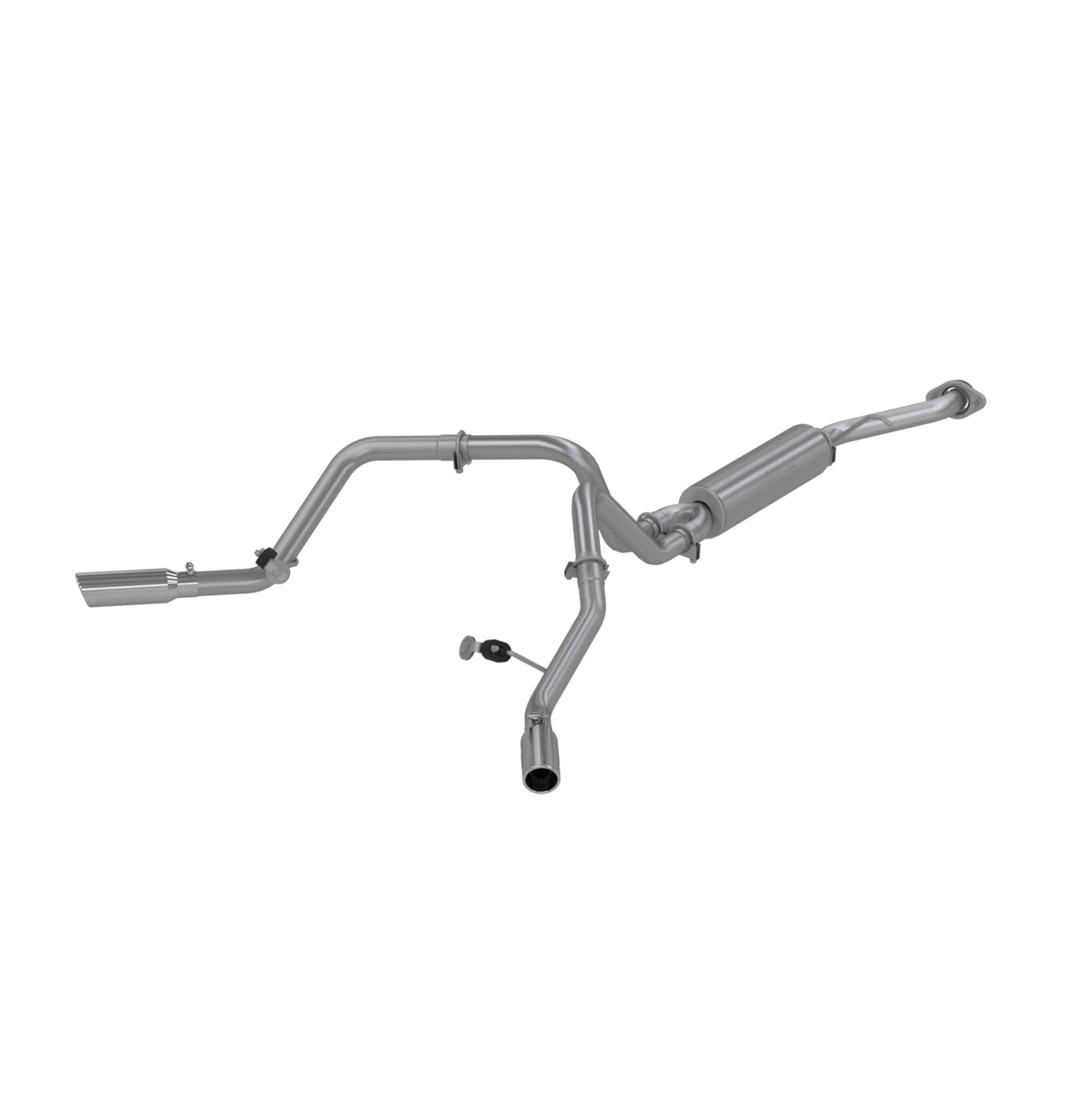 MBRP S5022AL - Cat Back Exhaust System Dual Split Side Aluminized Steel For 03-07 Silverado/Sierra 1500 Classic 4.8/5.3L RC Short Bed MBRP 1