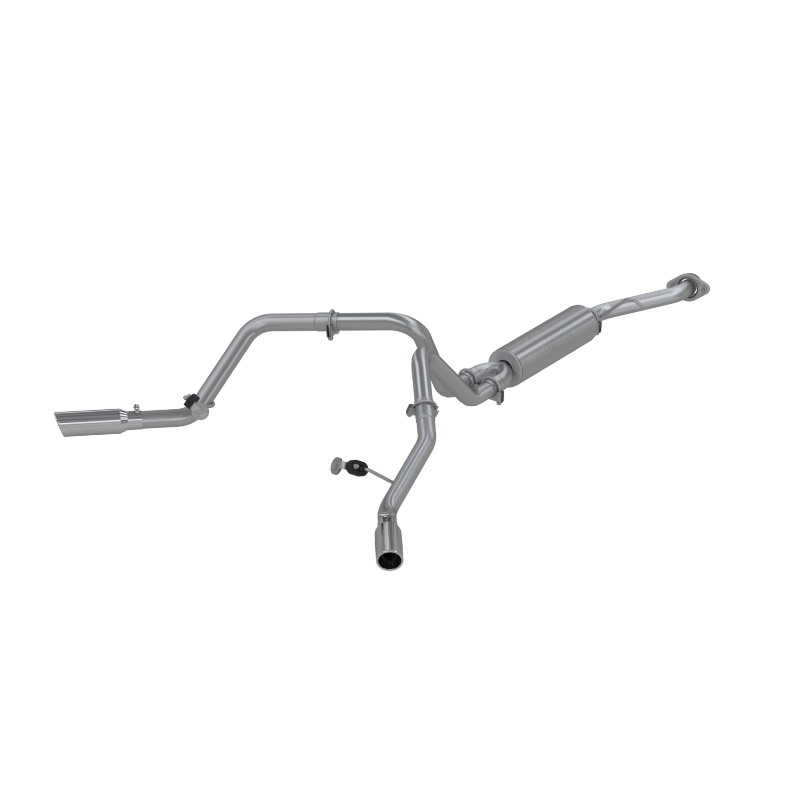 MBRP S5022AL - Cat Back Exhaust System Dual Split Side Aluminized Steel For 03-07 Silverado/Sierra 1500 Classic 4.8/5.3L RC Short Bed MBRP 1
