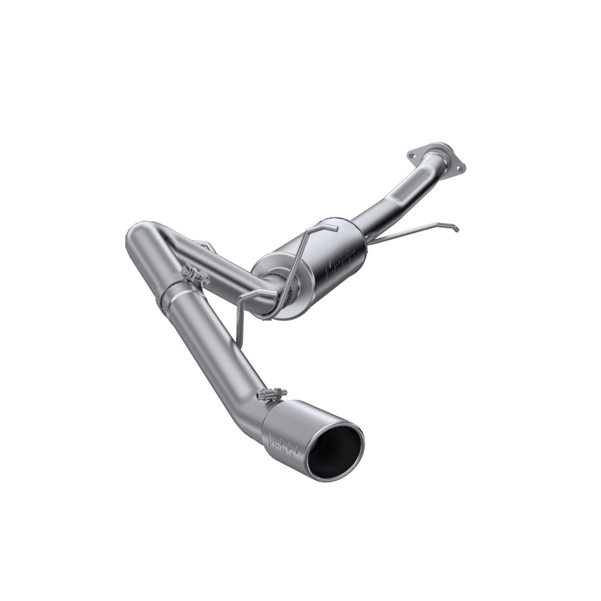 MBRP S5034AL - 3 Inch Cat Back Exhaust System Single Side Aluminized Steel For 07-10 Escalade EXT, ESV/Yukon Denali XL MBRP 1