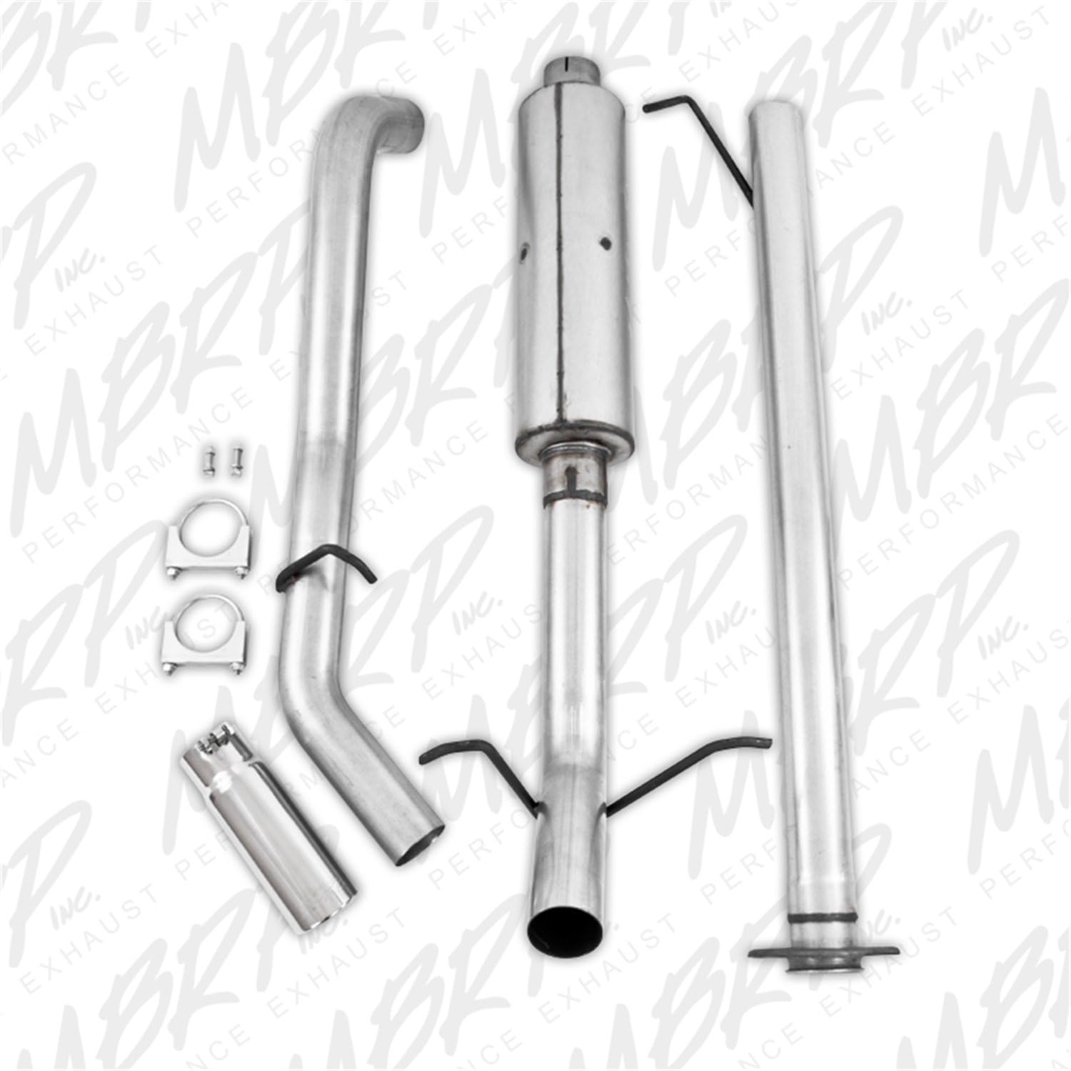 MBRP S5036AL 3 Inch Cat Back Exhaust System Single Side Aluminized Steel