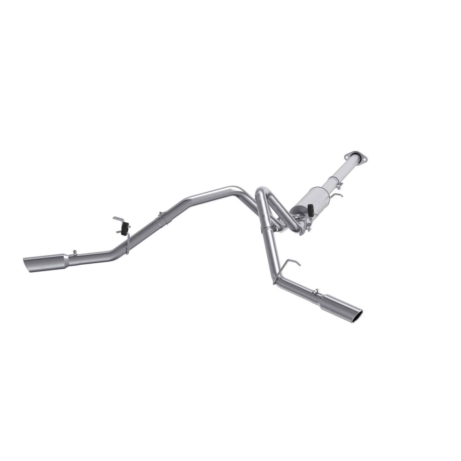 MBRP S5038AL - 3 Inch Cat Back Exhaust System Dual Split Side Aluminized Steel For 07-08 Silverado/Sierra 1500 Next Gen MBRP