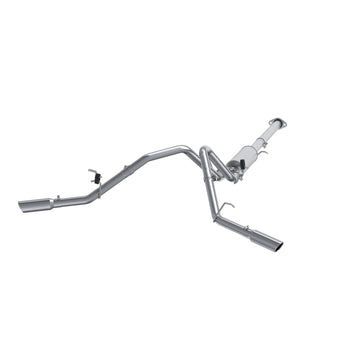 MBRP S5038AL - 3 Inch Cat Back Exhaust System Dual Split Side Aluminized Steel For 07-08 Silverado/Sierra 1500 Next Gen MBRP