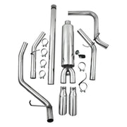 MBRP S5056409 Cat Back Exhaust System Dual Split Side T409 Stainless Steel