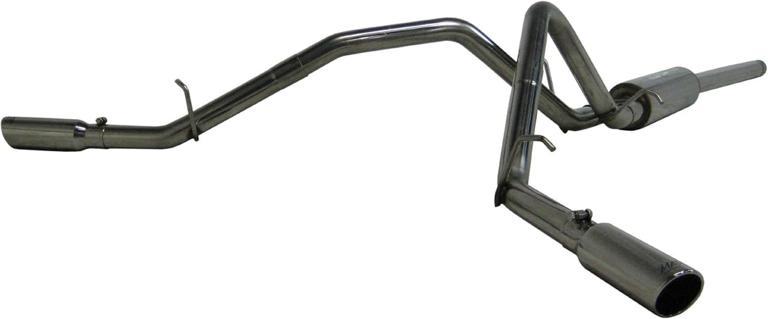 MBRP S5056AL - Cat Back Exhaust System Dual Split Side Aluminized Steel For 09-13 Silverado/Sierra 1500 4.8/5.3/6.0L MBRP
