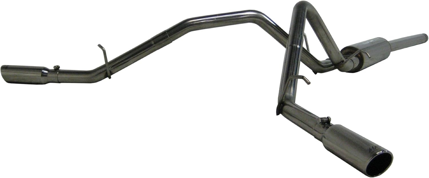 MBRP S5056AL - Cat Back Exhaust System Dual Split Side Aluminized Steel For 09-13 Silverado/Sierra 1500 4.8/5.3/6.0L MBRP