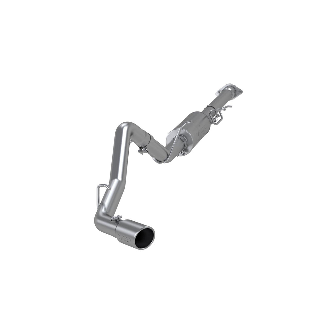 MBRP S5064AL - 3 Inch Cat Back Exhaust System Single Side Aluminized Steel For 07-10 Silverado/Sierra 1500 Denali MBRP