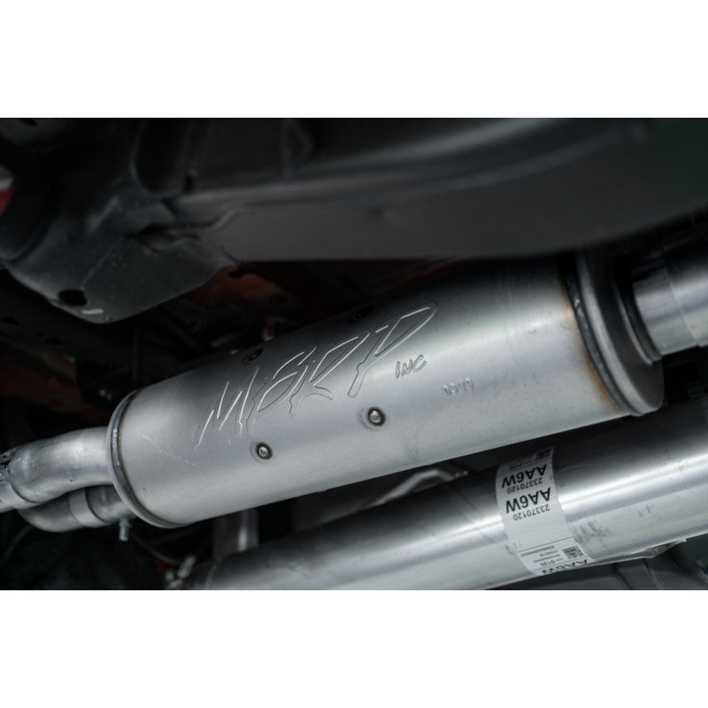 MBRP S5065304 - 2.5 Inch Cat Back Exhaust System 304 Stainless Steel Dual Rear