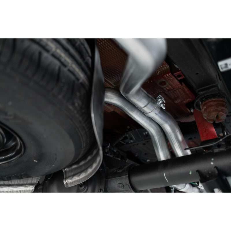 MBRP S5065304 - 2.5 Inch Cat Back Exhaust System 304 Stainless Steel Dual Rear