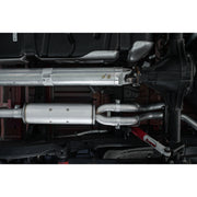 MBRP S5065AL 2.5 Inch Cat Back Exhaust System Dual Rear Aluminized Steel