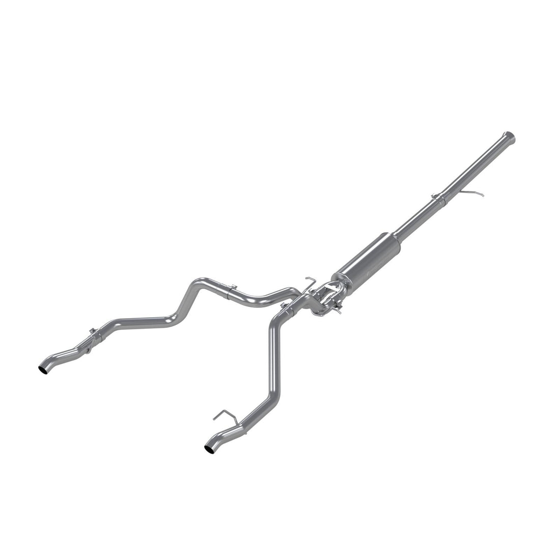 MBRP S5065AL 2.5 Inch Cat Back Exhaust System Dual Rear Aluminized Steel