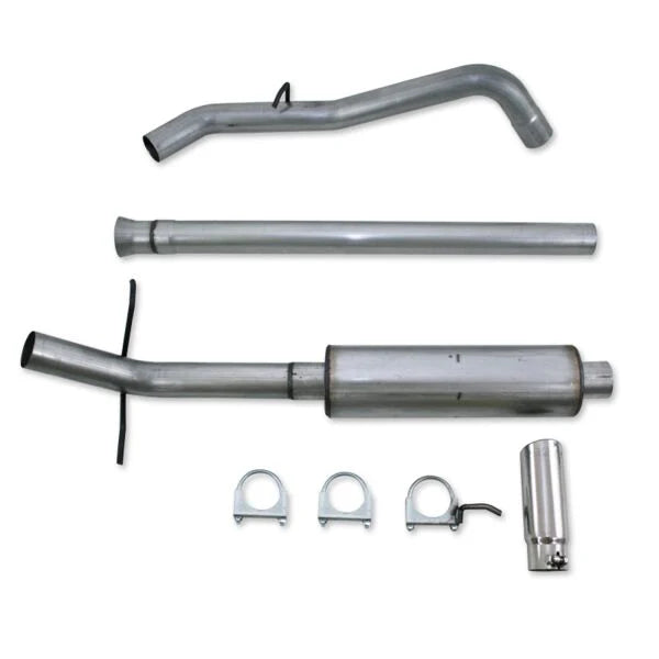 MBRP S5070AL - 3 1/2 Inch Cat Back Exhaust System Single Side Exit for 11-13 Silverado/Sierra 1500 6.2L V8 Aluminized Steel MBRP