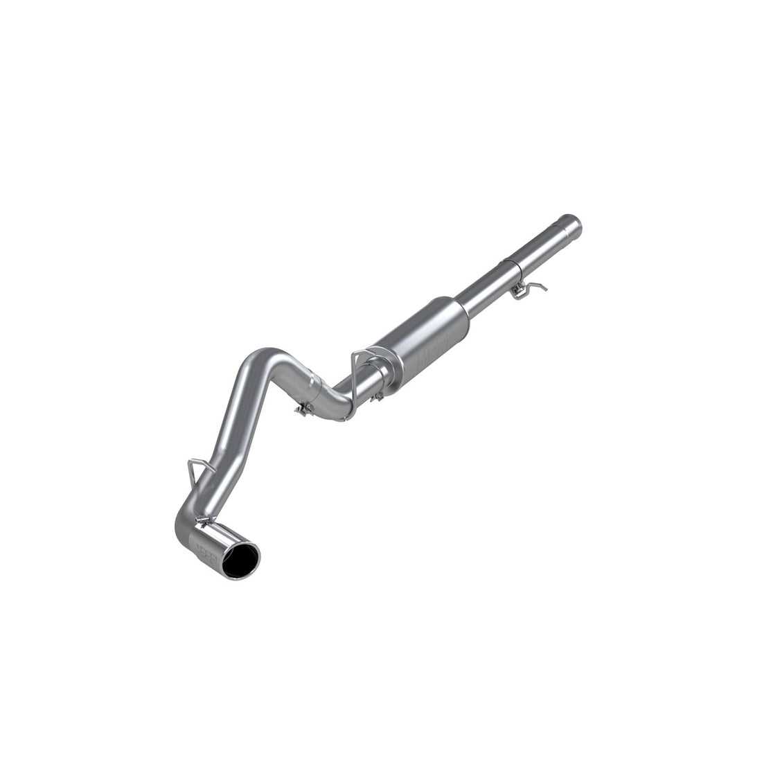 MBRP S5070AL - 3 1/2 Inch Cat Back Exhaust System Single Side Exit for 11-13 Silverado/Sierra 1500 6.2L V8 Aluminized Steel MBRP
