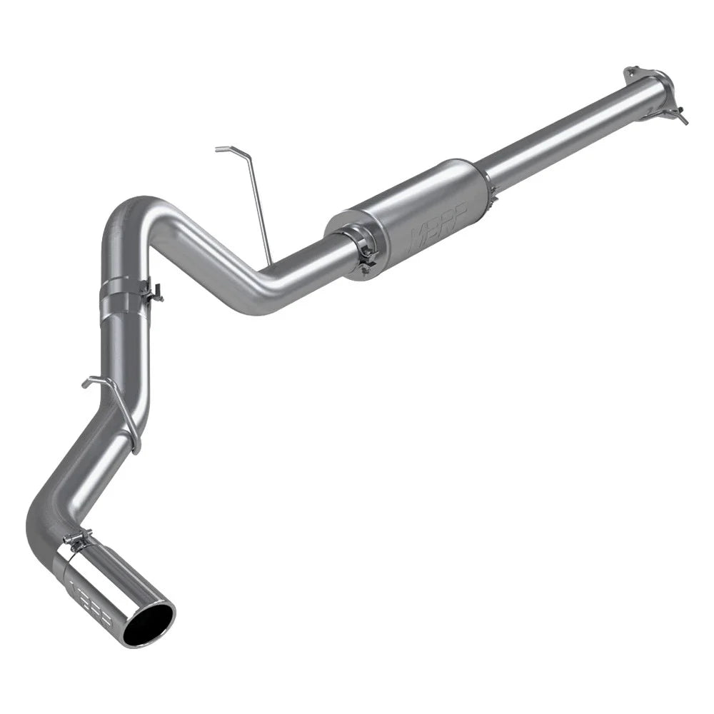 MBRP S5076409 Silverado/Sierra Cat Back Exhaust System Single Side Exit Armor Plus
