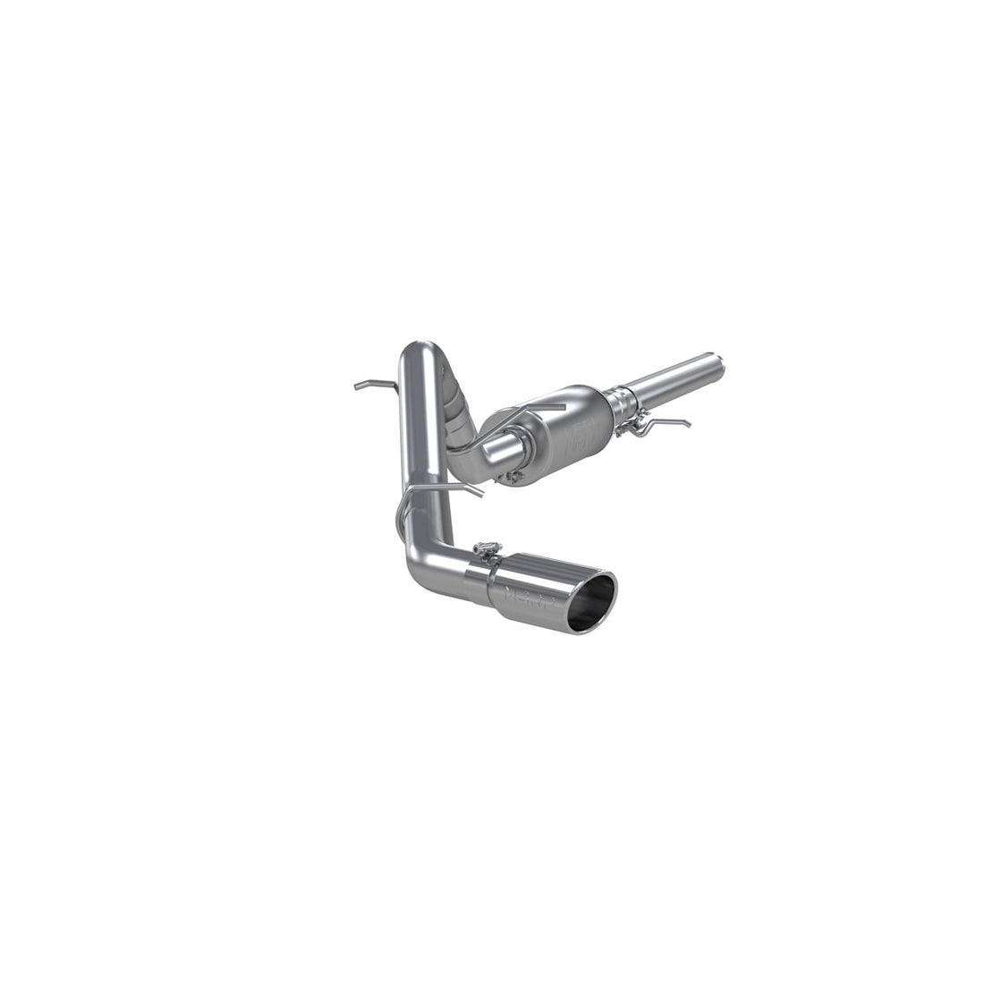 MBRP S5080409 - 3 Inch Cat Back Exhaust System Single Side Exit T409 Stainless Steel For 14-18 Silverado/Sierra 1500 MBRP