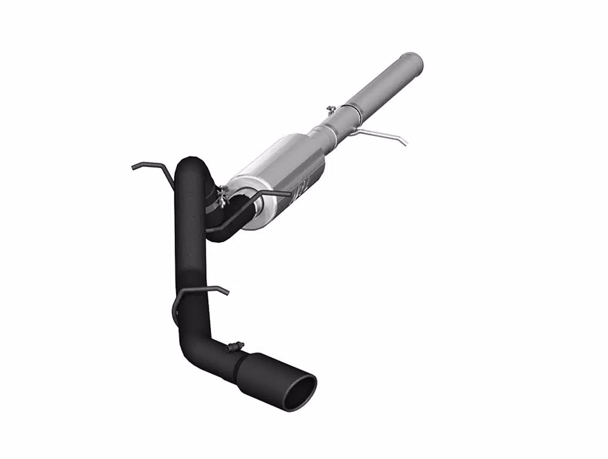 MBRP S5080BLK - 3 Inch Cat Back Exhaust System Single Side Exit Black Coated For 14-18 Silverado/Sierra 1500 MBRP