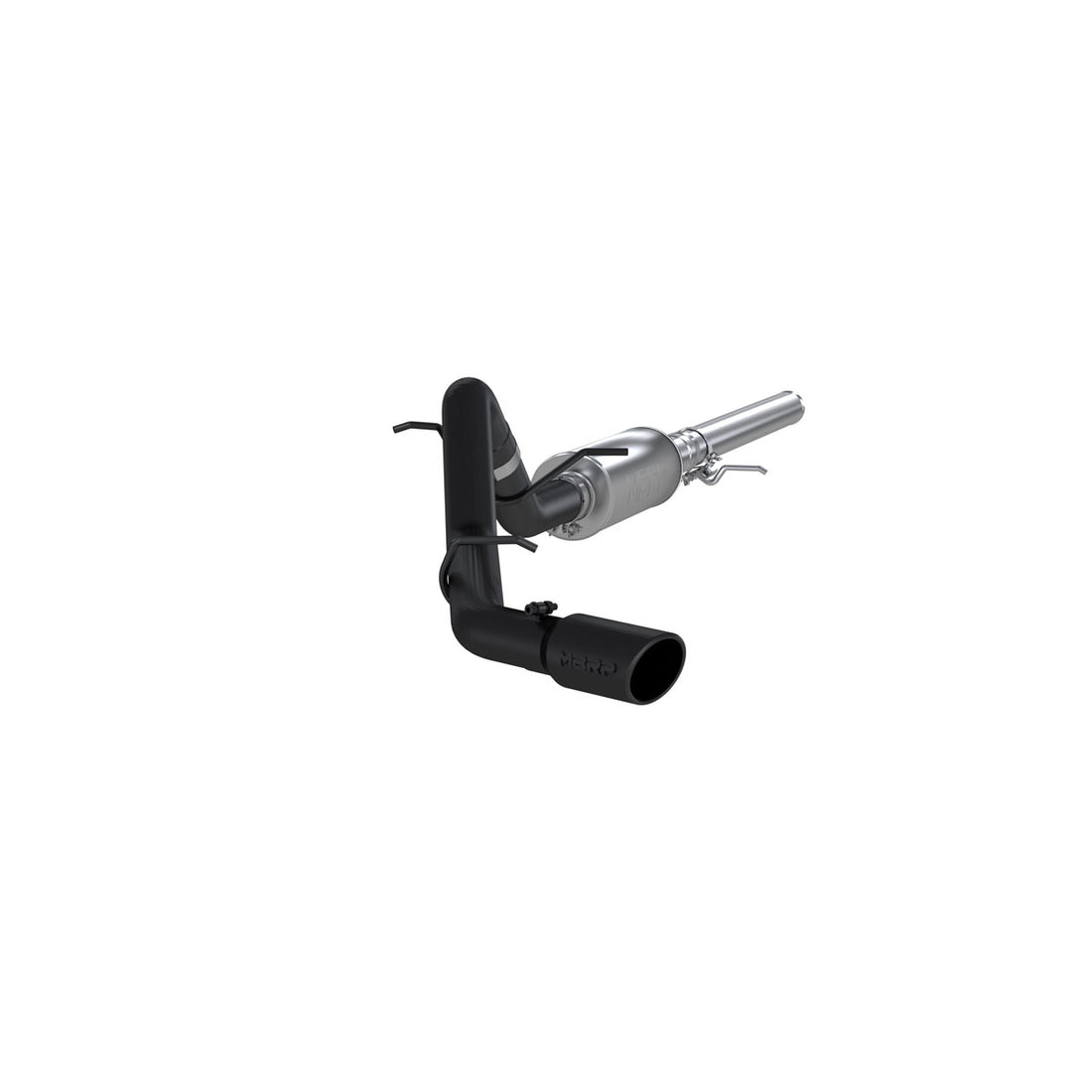 MBRP S5080BLK - 3 Inch Cat Back Exhaust System Single Side Exit Black Coated For 14-18 Silverado/Sierra 1500 MBRP