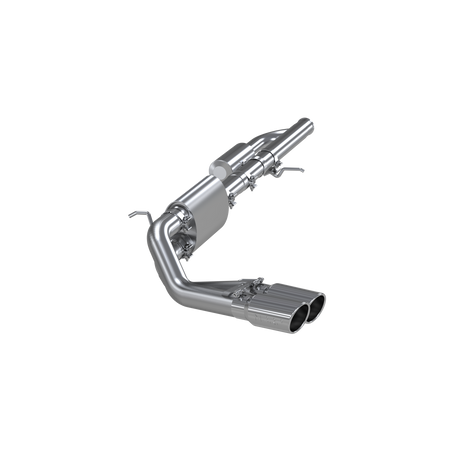 MBRP S5081409 - 3 Inch Cat Back Exhaust System Pre-Axle Dual Outlet T409 Stainless Steel For 09-18 Silverado/Sierra 1500 4.3L V6, 5.3L V8 with one-piece driveshaft excluding Regular cab 19-19 Silverado/Sierra 1500 4.3L V6, 5.3L V8 Limited LD MBRP 1
