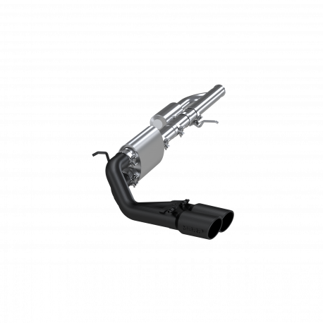 MBRP S5081BLK - 3 Inch Cat Back Exhaust System Pre-Axle Dual Outlet Black Coated For 09-18 Silverado/Sierra 1500 MBRP 2