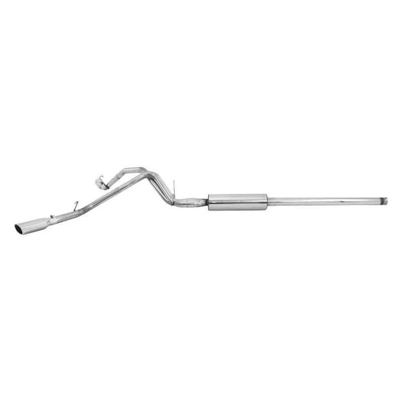 MBRP S5082409 - 3 Inch Cat Back Exhaust System Dual Split Side T409 Stainless Steel For 14-18 Silverado/Sierra 1500 MBRP