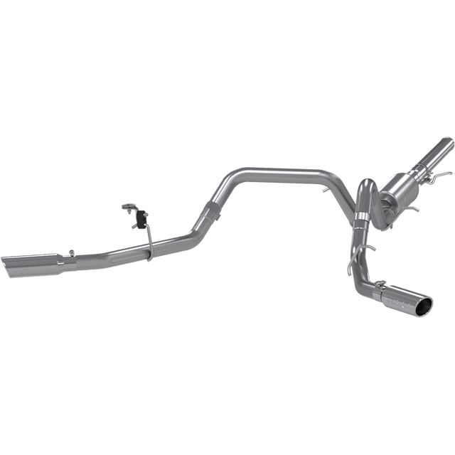 MBRP S5082409 - 3 Inch Cat Back Exhaust System Dual Split Side T409 Stainless Steel For 14-18 Silverado/Sierra 1500 MBRP