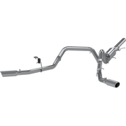 MBRP S5082409 - 3 Inch Cat Back Exhaust System Dual Split Side T409 Stainless Steel For 14-18 Silverado/Sierra 1500 MBRP