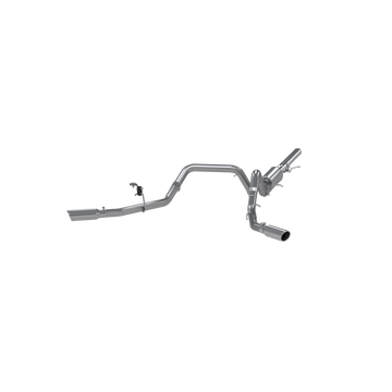 MBRP S5082AL - 3 Inch Cat Back Exhaust System Dual Split Side Aluminized Steel For 14-18 Silverado/Sierra 1500 MBRP
