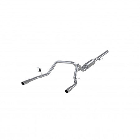 MBRP S5084409 - 3 Inch Cat Back Exhaust System Dual Split Rear T409 Stainless Steel For 14-18 Silverado/Sierra 1500 MBRP 2