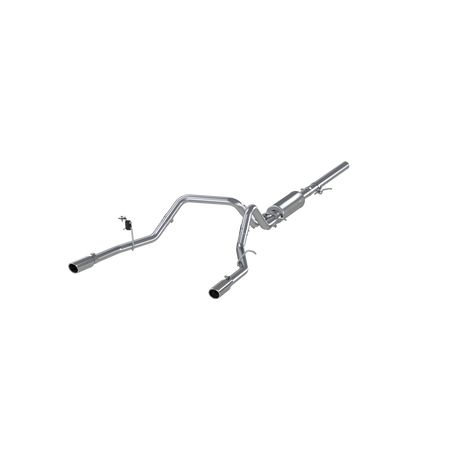 MBRP S5084409 - 3 Inch Cat Back Exhaust System Dual Split Rear T409 Stainless Steel For 14-18 Silverado/Sierra 1500 MBRP 1