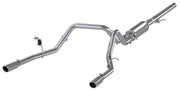 MBRP S5084AL - 3 Inch Cat Back Exhaust System Dual Split Rear For 14-18 Silverado/Sierra 1500 Aluminized Steel MBRP