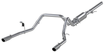 MBRP S5084AL - 3 Inch Cat Back Exhaust System Dual Split Rear For 14-18 Silverado/Sierra 1500 Aluminized Steel MBRP