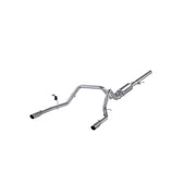 MBRP S5084AL - 3 Inch Cat Back Exhaust System Dual Split Rear For 14-18 Silverado/Sierra 1500 Aluminized Steel MBRP
