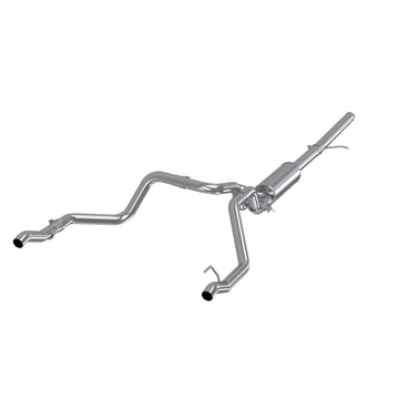 MBRP S5085304 2.5 Inch Cat Back Exhaust System 304 Stainless Steel Dual Rear
