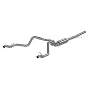 MBRP S5085409 2.5 Inch Cat Back Exhaust System Dual Rear T409 Stainless Steel