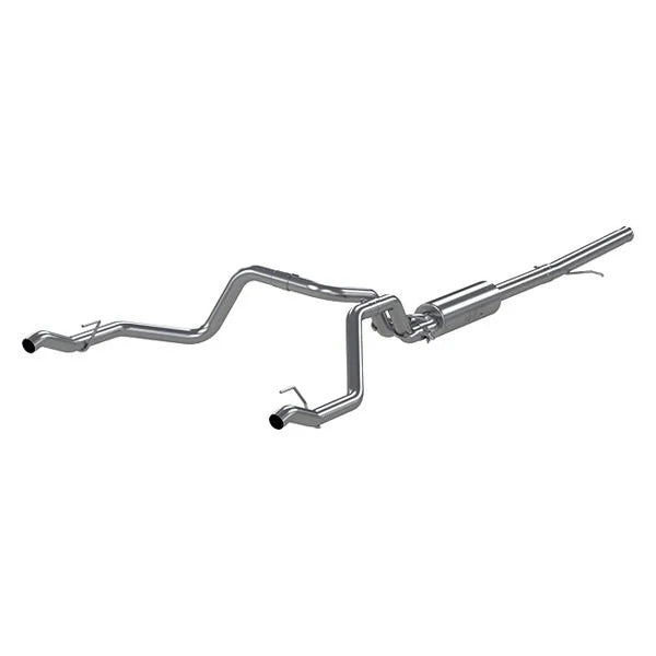 MBRP S5085409 2.5 Inch Cat Back Exhaust System Dual Rear T409 Stainless Steel